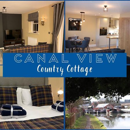 Canal View Cottage With Log Fire & Parking Blisworth Exteriér fotografie